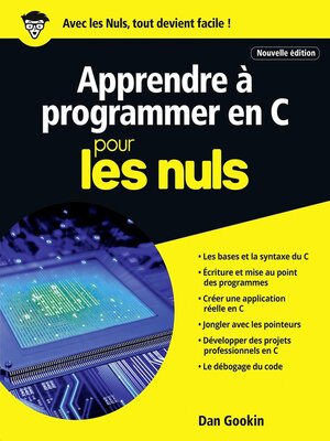 cover image of Apprendre à programmer en C pour les Nuls grand format, 2e édition